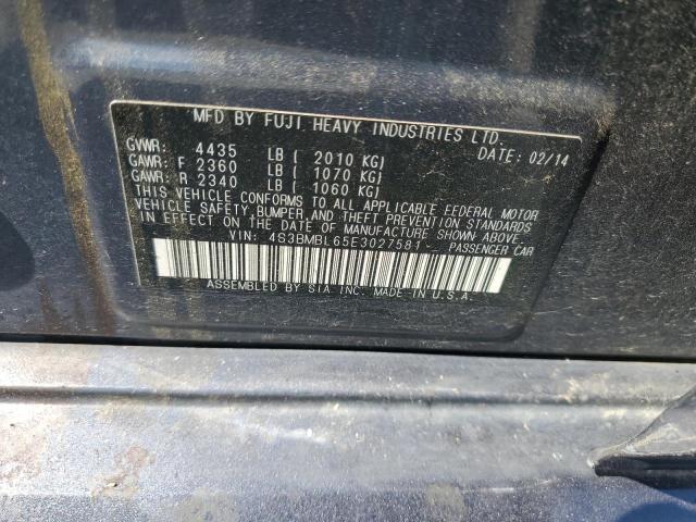 2014 SUBARU LEGACY 2.5 - 4S3BMBL65E3027581