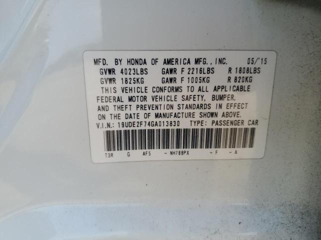 2016 ACURA ILX PREMIU - 19UDE2F74GA013830