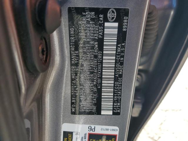 2017 TOYOTA CAMRY LE - 4T1BF1FKXHU712893