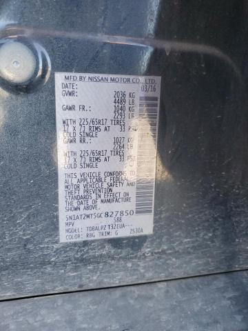 2016 NISSAN ROGUE S - 5N1AT2MT5GC827850