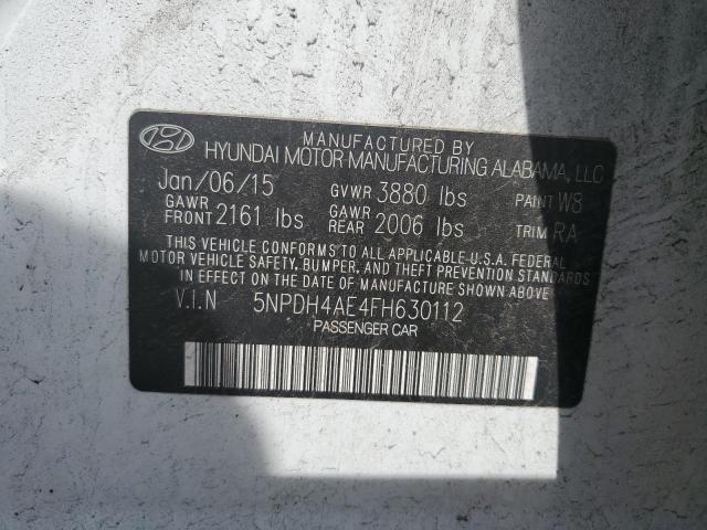 2015 HYUNDAI ELANTRA SE - 5NPDH4AE4FH630112