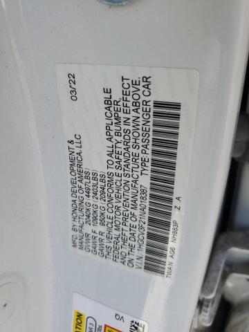 2022 HONDA ACCORD HYB 1HGCV3F21NA018387