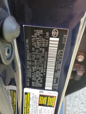 2022 TOYOTA CAMRY XSE 4T1K61BK6NU058900