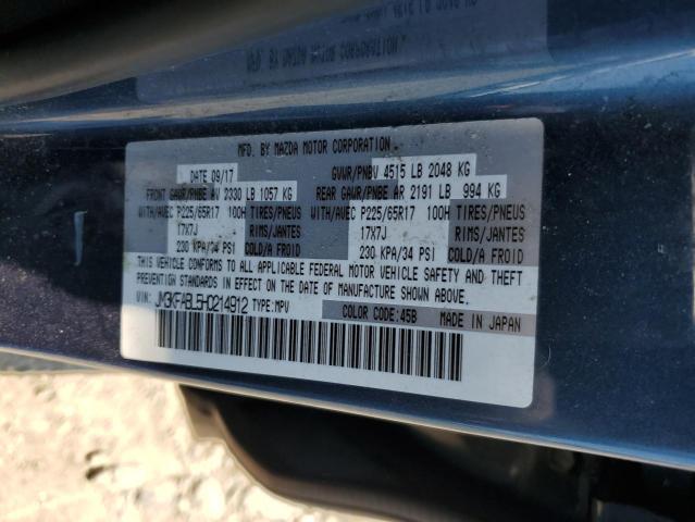2017 MAZDA CX-5 SPORT JM3KFABL5H0214912