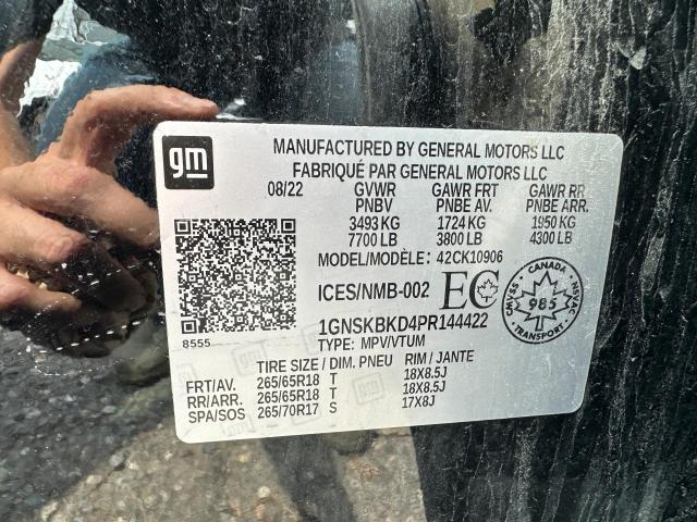 2023 CHEVROLET SUBURBAN K 1GNSKBKD4PR144422