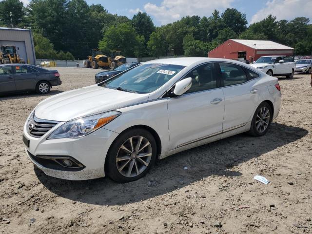 HYUNDAI AZERA 2015 white  gas KMHFG4JG0FA449220 photo #1