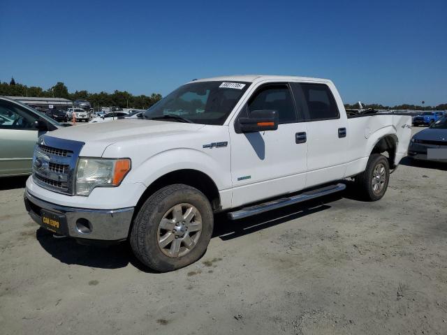 FORD F150 SUPER 2013 white  gas 1FTFW1ET9DKG52174 photo #1