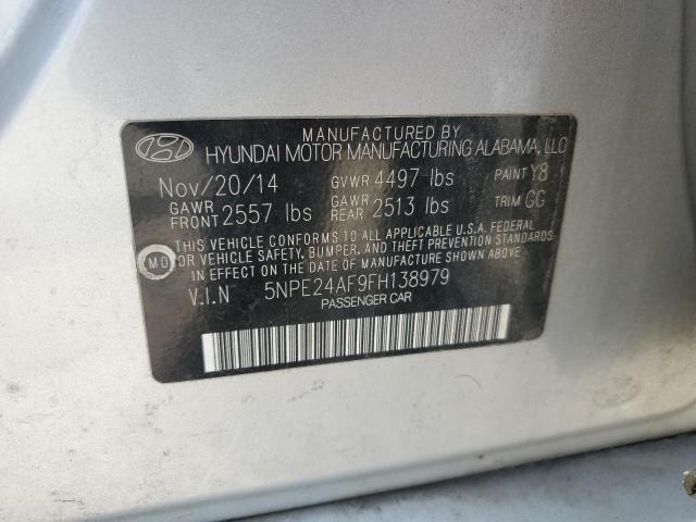 2015 HYUNDAI SONATA SE - 5NPE24AF9FH138979