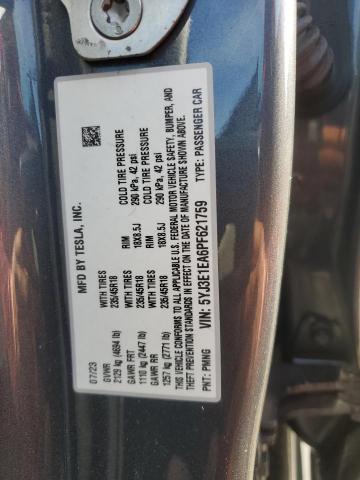 2023 TESLA MODEL 3 5YJ3E1EA6PF621759