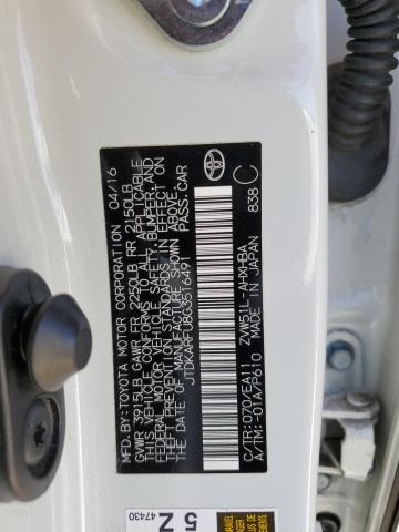 2016 TOYOTA PRIUS - JTDKARFU8G3516491