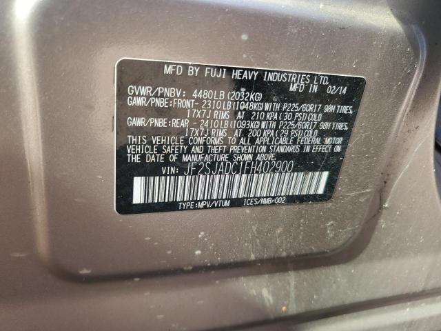 2015 SUBARU FORESTER 2 - JF2SJADC1FH402900