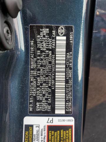2017 TOYOTA CAMRY LE - 4T1BF1FK7HU338646