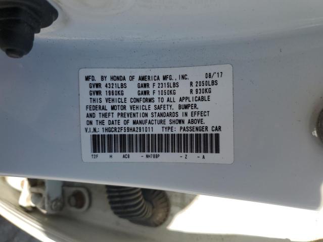 2017 HONDA ACCORD SPO - 1HGCR2F59HA291011