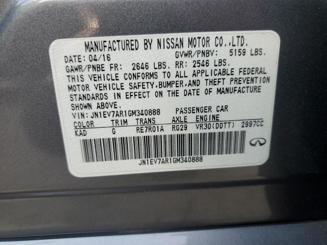2016 INFINITI Q50 PREMIU JN1EV7AR1GM340888