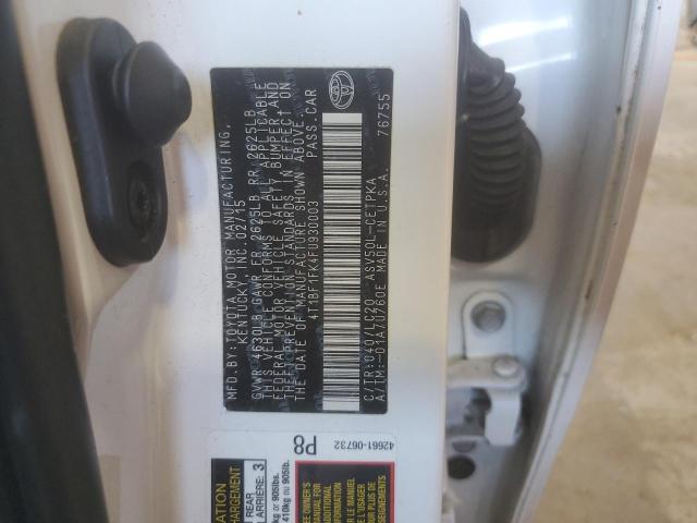 2015 TOYOTA CAMRY 4T1BF1FK4FU930003
