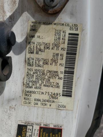 2018 NISSAN FRONTIER S - 1N6BD0CT2JN752495