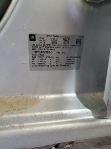 2015 GMC SIERRA K15 1GTV2UEC6FZ215431