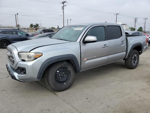 TOYOTA TACOMA DOU 2017 silver  Gasoline 3TMCZ5AN4HM093303 photo #1