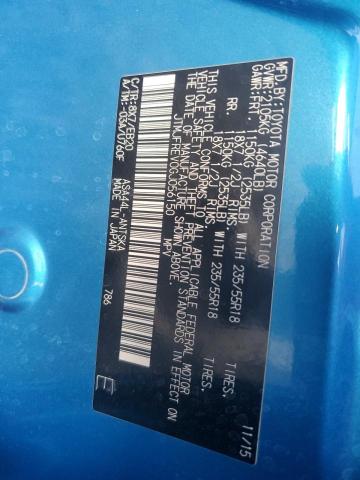 2016 TOYOTA RAV4 SE JTMJFREV0GJ056150