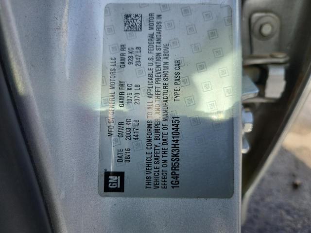 2017 BUICK VERANO SPO 1G4PR5SK3H4104451