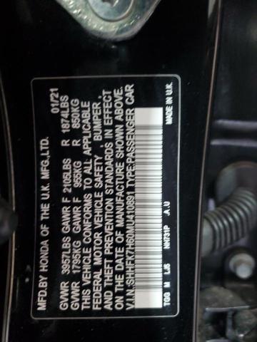 2021 HONDA CIVIC EX SHHFK7H60MU410891