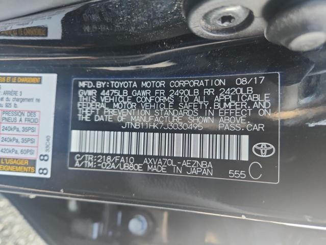 2018 TOYOTA CAMRY L - JTNB11HK7J3030495