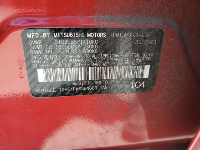 2024 MITSUBISHI MIRAGE G4 ML32FUFJ8RHF01706