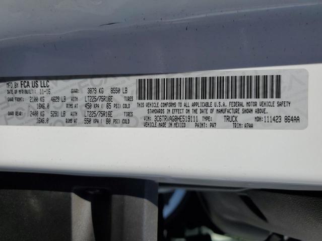 2017 RAM PROMASTER - 3C6TRVAG8HE519111