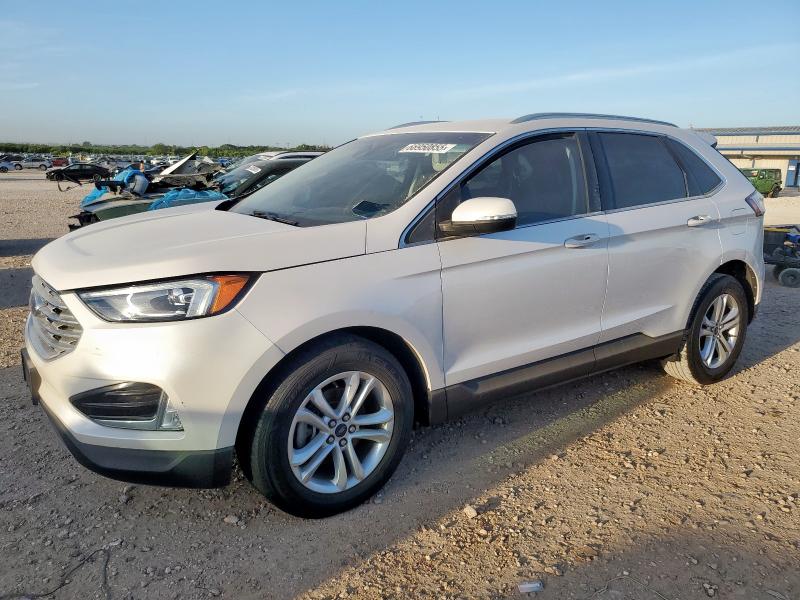 FORD EDGE SEL 2019 white  gas 2FMPK3J94KBB09565 photo #1