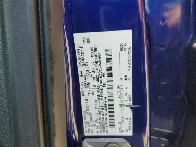 2016 FORD ESCAPE TIT 1FMCU9J97GUB64914