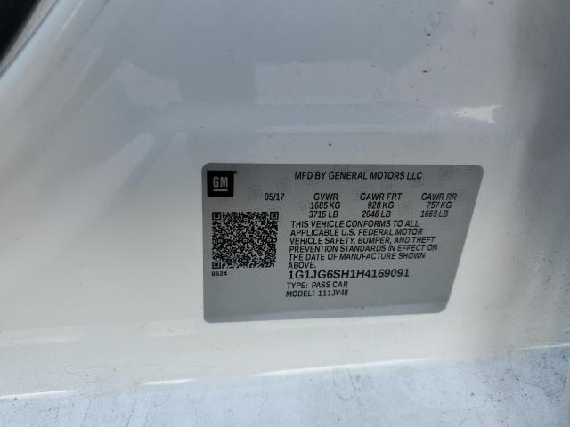 2017 CHEVROLET SONIC 1G1JG6SH1H4169091