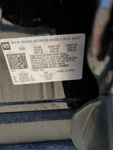 2025 CHEVROLET EQUINOX AC - 3GNAXSEG2SL222697