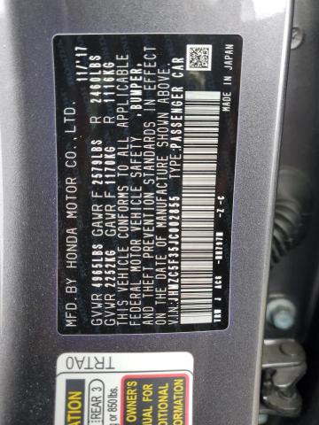 2018 HONDA CLARITY TO JHMZC5F35JC002855