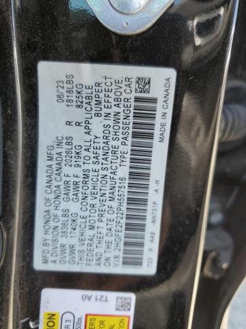 2023 HONDA CIVIC LX 2HGFE2F22PH557516
