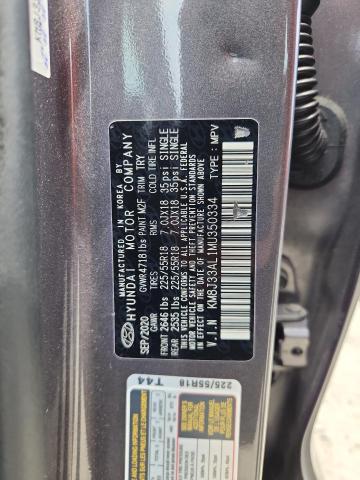 2021 HYUNDAI TUCSON LIMITED KM8J33AL1MU350334