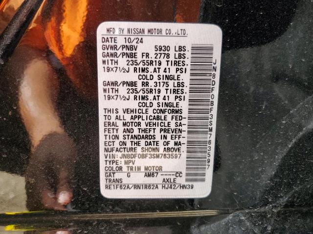 2025 NISSAN ARIYA EVOL JN8DF0BF3SM763597