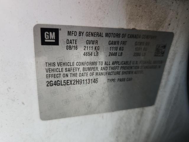 2017 BUICK REGAL SPORT TOURING 2G4GL5EX2H9113146