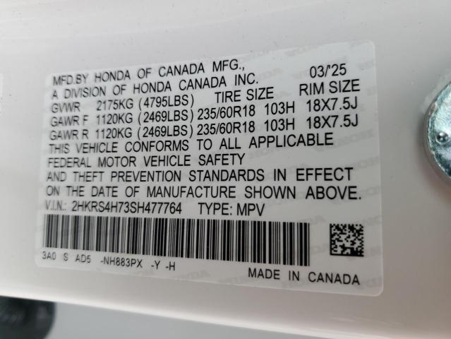 2025 HONDA CR-V EXL - 2HKRS4H73SH477764