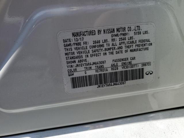 2018 INFINITI Q50 LUXE JN1EV7AR4JM443097