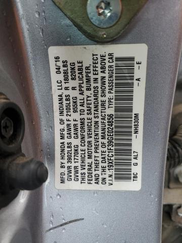 2016 HONDA CIVIC EX - 19XFC1F39GE024856