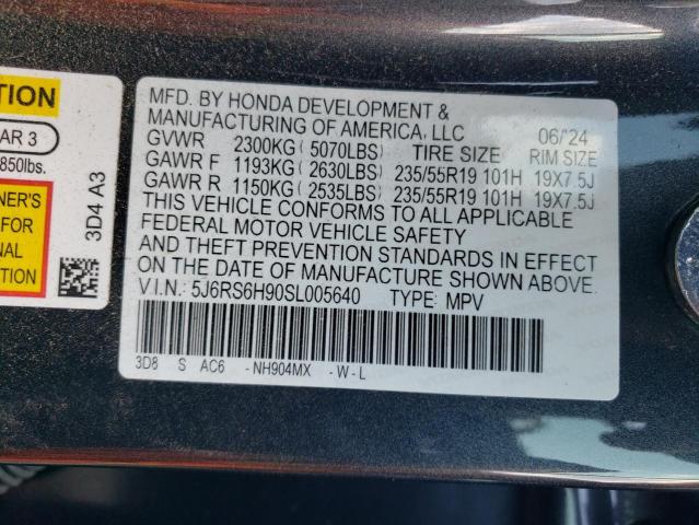 2025 HONDA CR-V SPORT TOURING 5J6RS6H90SL005640
