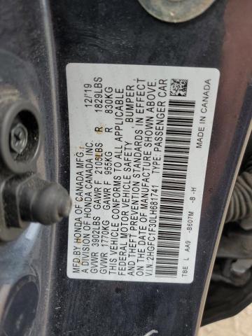 2020 HONDA CIVIC EX 2HGFC1F30LH681741