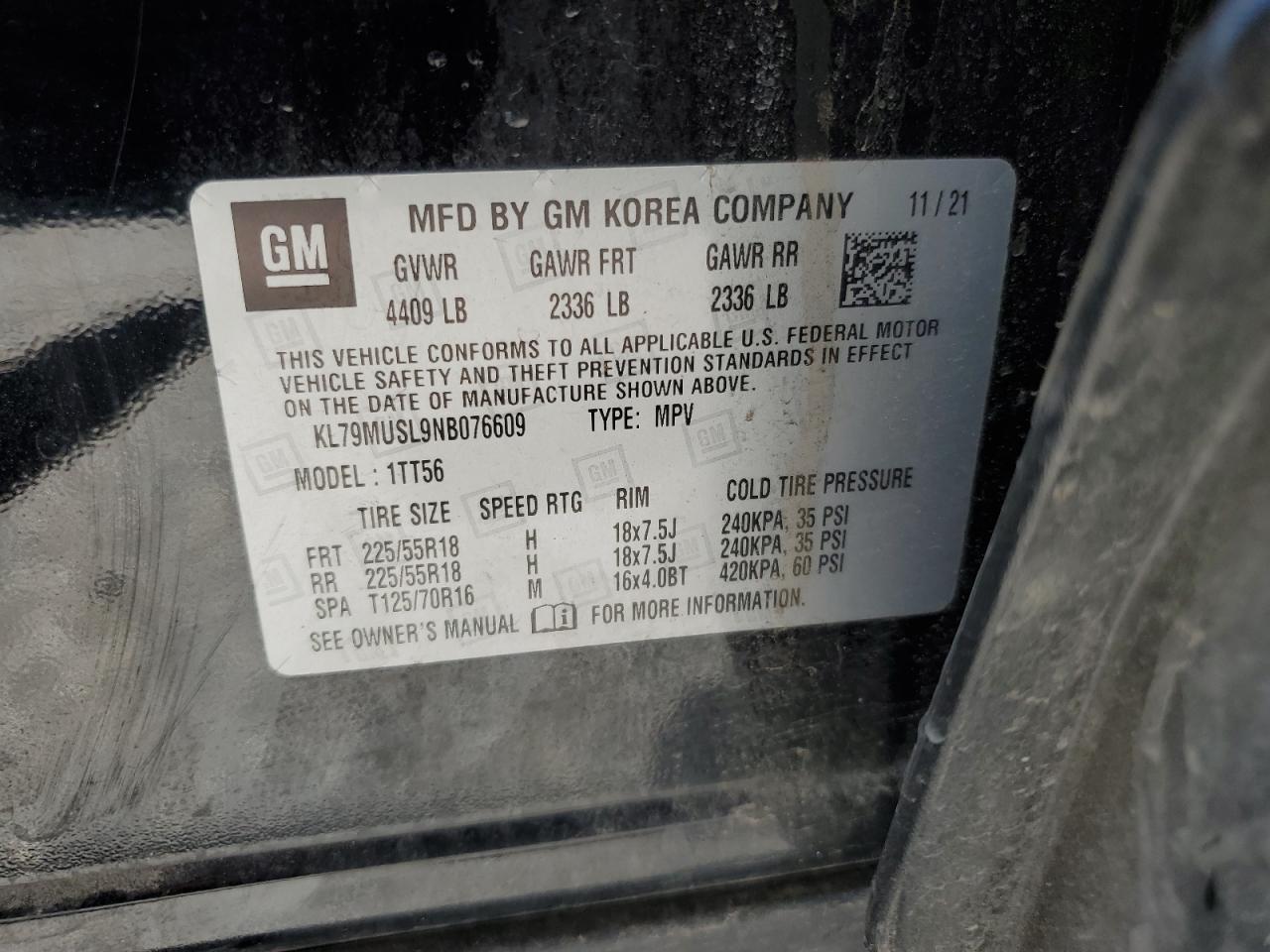 CHEVROLET TRAILBLAZER RS