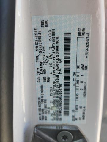 2019 FORD ESCAPE SE - 1FMCU0GD6KUB34707