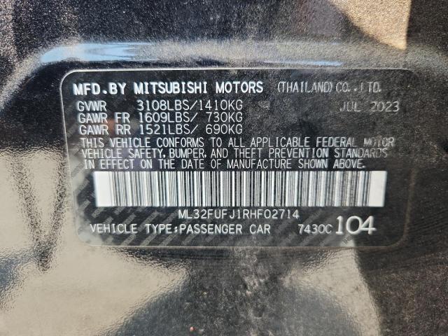 2024 MITSUBISHI MIRAGE G4 ES ML32FUFJ1RHF02714