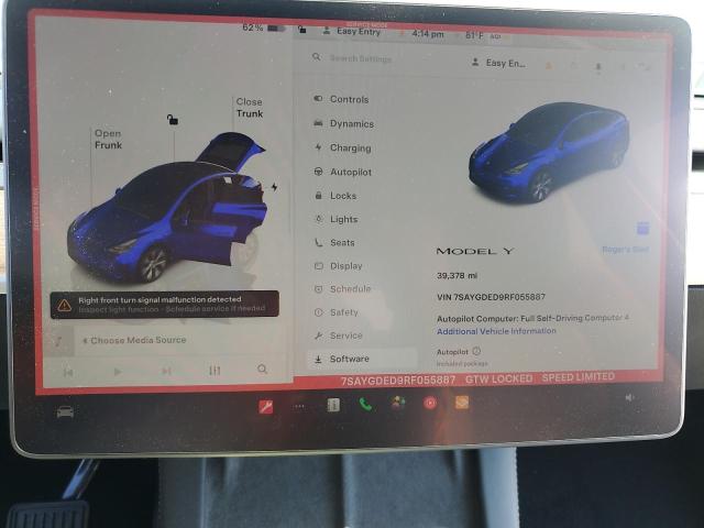 2024 TESLA MODEL Y - 7SAYGDED9RF055887