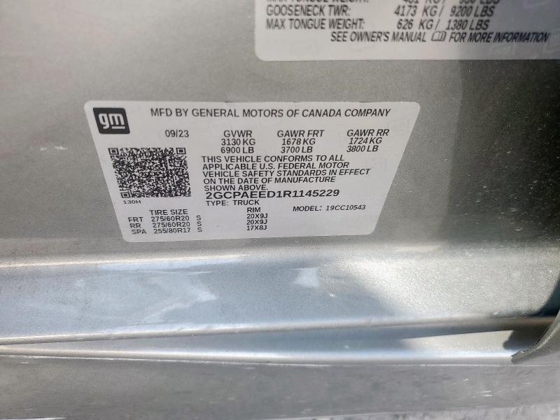2024 CHEVROLET SILVERADO 2GCPAEED1R1145229