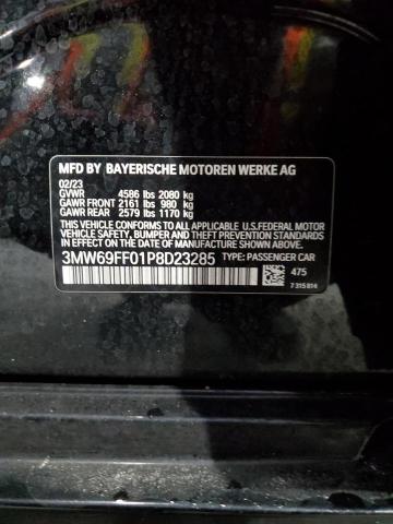 2023 BMW 330I 3MW69FF01P8D23285