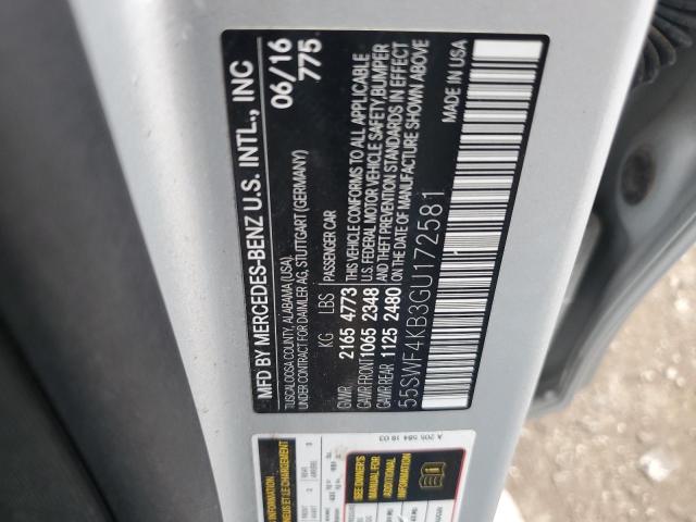 2016 MERCEDES-BENZ C 300 4MAT - 55SWF4KB3GU172581