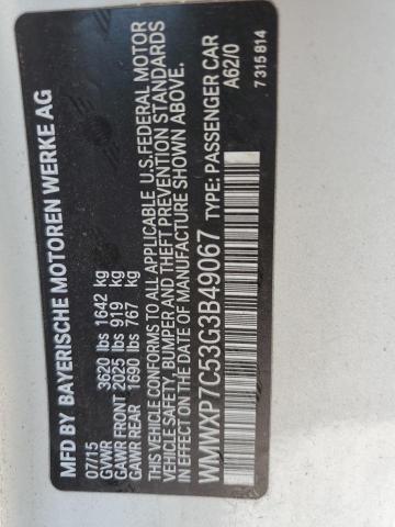 2016 MINI COOPER S WMWXP7C53G3B49067